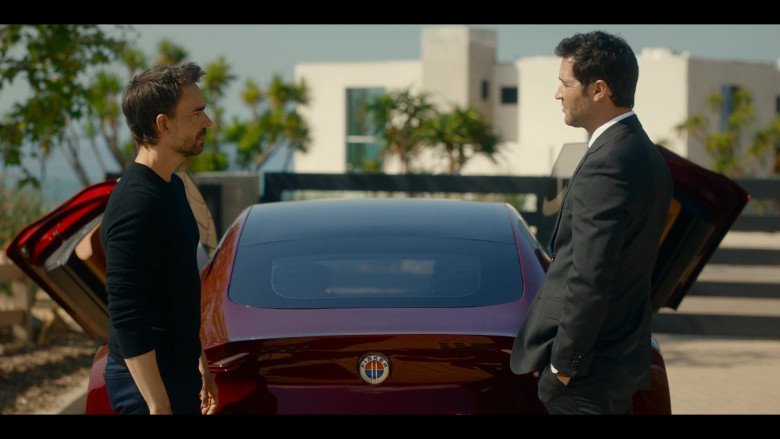 Fisker EMotion Red Sports Car in The Lincoln Lawyer S01E03 TV Show 2022 (5)