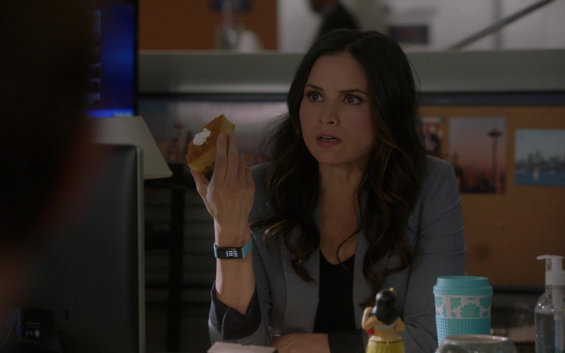 Fitbit Activity Tracker of Katrina Law as Jessica Knight in NCIS S19E19 The Brat Pack (3)