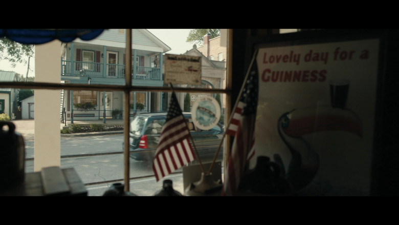 Guinness Beer Vintage Poster in Night Sky S01E07 Lake Diving (2022)