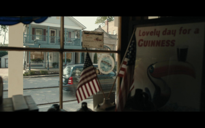 Guinness Beer Vintage Poster in Night Sky S01E07 Lake Diving (2022)