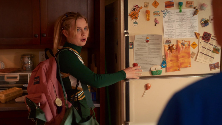 JanSport Pink Backpack of Angourie Rice as Young Stephanie in Senior Year (1)