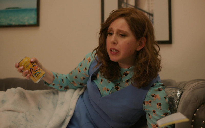 LaCroix Sparkling Water Can Held by Vanessa Bayer as Joanna Gold in I Love That for You S01E04 Impeccable She Casuals (2022)