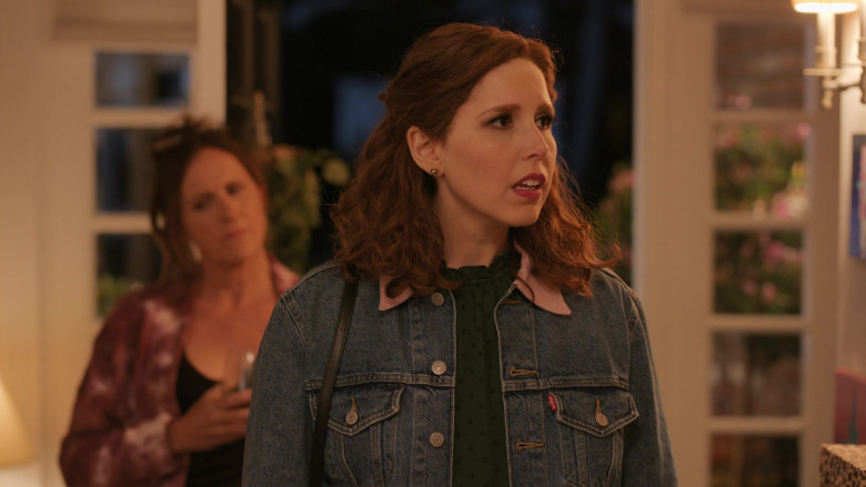 Levi's Women's Jacket Worn by Vanessa Bayer as Joanna Gold in I Love That for You S01E06 Crystal Buddiez (2022)