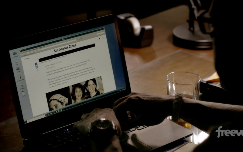 Los Angeles Times Website in Bosch Legacy S01E02 Pumped (2022)