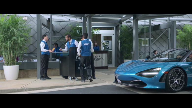 McLaren 720S Blue Convertible Sports Car in The Valet (6)