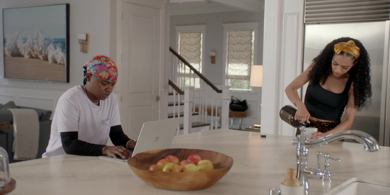 Microsoft Surface Laptop Used by Bre-Z as Tamia ‘Coop' Cooper in All American S04E18 Come Back For You (2)