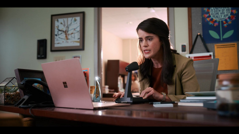Microsoft Surface Laptop of Mary Holland as Martha in Senior Year Movie (3)