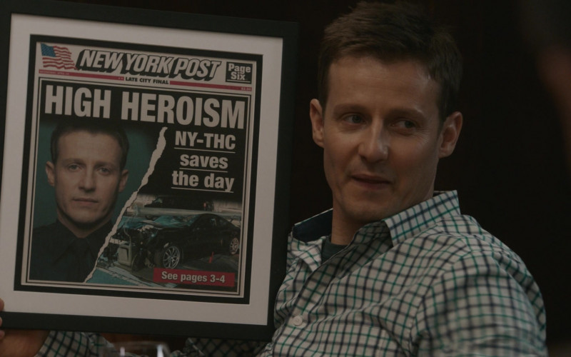 New York Post Newspaper in Blue Bloods S12E19 "Tangled Up in Blue" (2022)