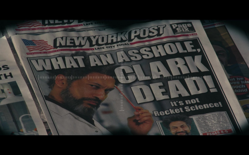 New York Post Newspaper in The Pentaverate S01E01 (2022)