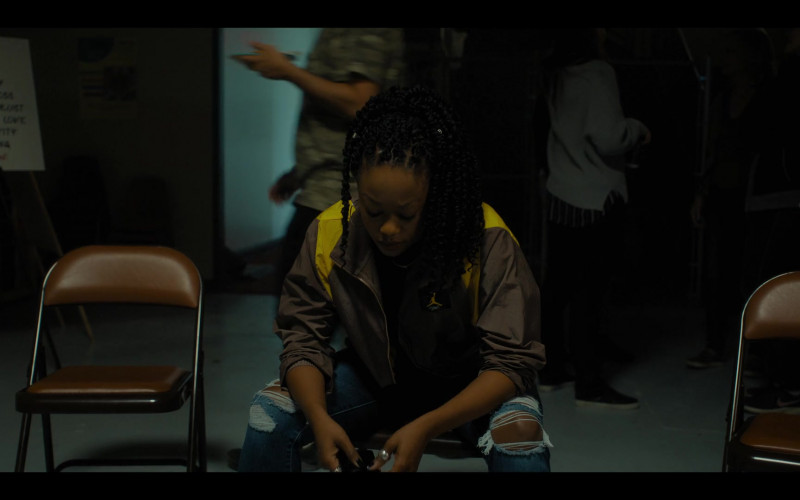 Nike Jordan Jacket Worn by Jazz Raycole as Izzy Letts in The Lincoln Lawyer S01E04 Chaos Theory (1)