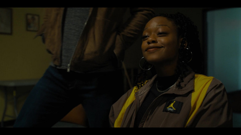 Nike Jordan Jacket Worn by Jazz Raycole as Izzy Letts in The Lincoln Lawyer S01E04 Chaos Theory (2)