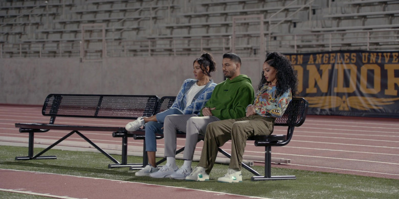 Nike Men's Sneakers of Actor Michael Evans Behling as Jordan Baker in All American S04E18 Come Back For You (2022)
