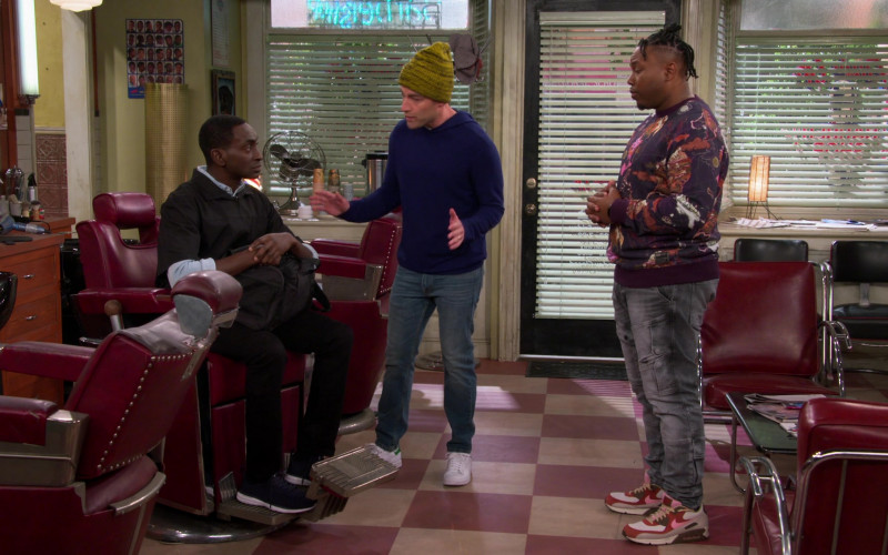 Nike x Dave’s Quality Meat Air Max 90 Retro Sneakers Worn by Marcel Spears as Marty in The Neighborhood S04E21 Welcome to the Dream Girls (2022)