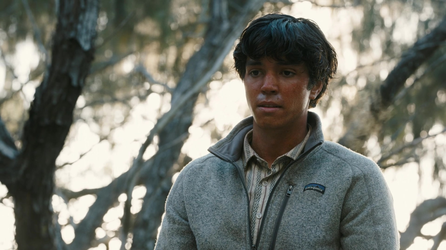 Patagonia Fleece Pullover Top Worn By Actor Zack Calderon As Rafael