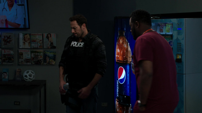 Pepsi Vending Machine in Chicago Med S07E21 Lying Doesn't Protect You from the Truth (2022)