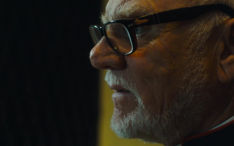 Persol Men’s Eyeglasses of Malcolm McDowell as Monsignor Kelly in Father Stu (2022)