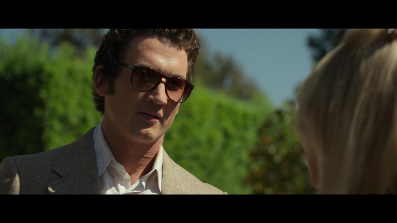 Persol Men’s Eyewear of Miles Teller as Albert S. Ruddy in The Offer S01E04 The Right Shade of Yellow (2022)