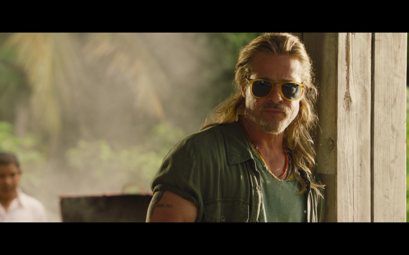 Persol Sunglasses Worn by Brad Pitt as Jack Trainer in The Lost City 2022 Movie (1)