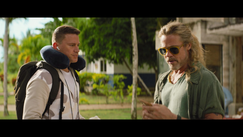 Persol Sunglasses Worn by Brad Pitt as Jack Trainer in The Lost City 2022 Movie (2)