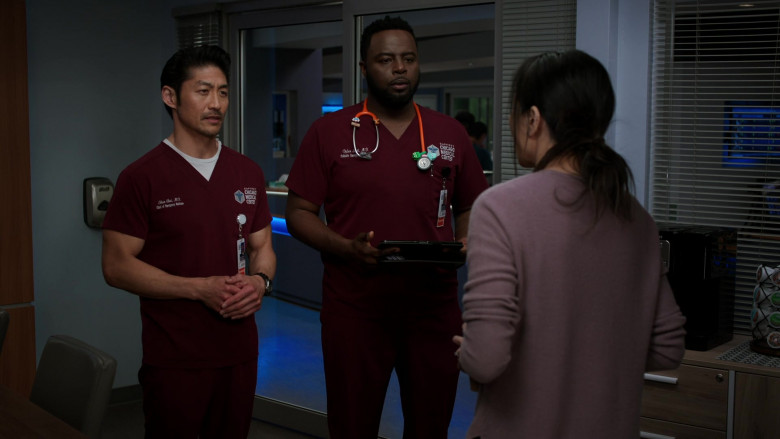 Purell Hand Sanitizer Dispenser in Chicago Med S07E21 Lying Doesn't Protect You from the Truth (2022)