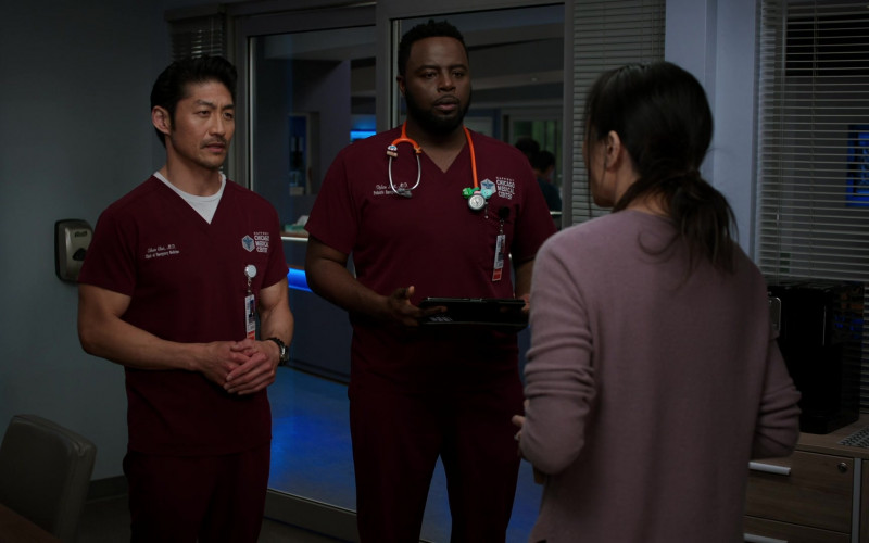 Purell Hand Sanitizer Dispenser in Chicago Med S07E21 Lying Doesn’t Protect You from the Truth (2022)