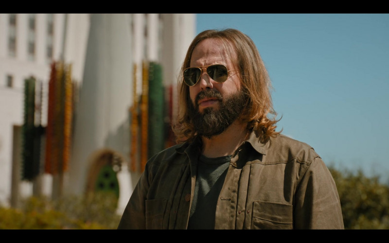Ray-Ban Men’s Sunglasses of Angus Sampson as Cisco in The Lincoln Lawyer S01E10 The Brass Verdict (2022)