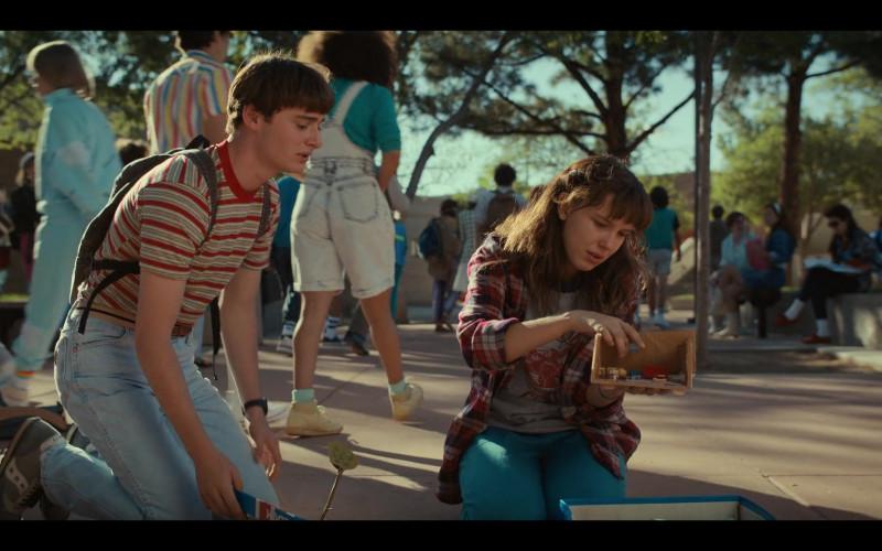 Saucony Sneakers of Noah Schnapp as Will Byers in Stranger Things S04E01 Chapter One The Hellfire Club (2022)