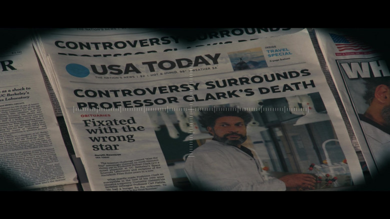 USA Today Newspaper in The Pentaverate S01E01 (2022)