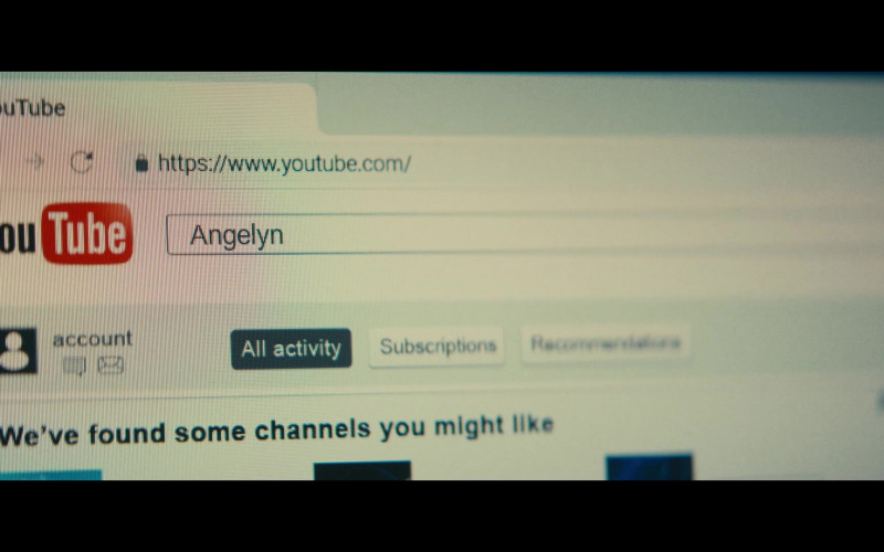 Youtube Website in Angelyne S01E04 The Tease (2022)