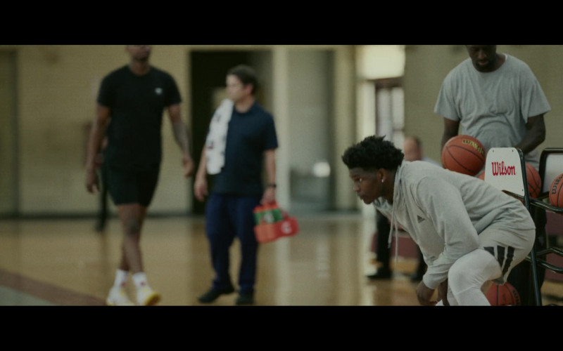 Adidas Hoodie, Shorts and Wilson Balls in Hustle (2022)