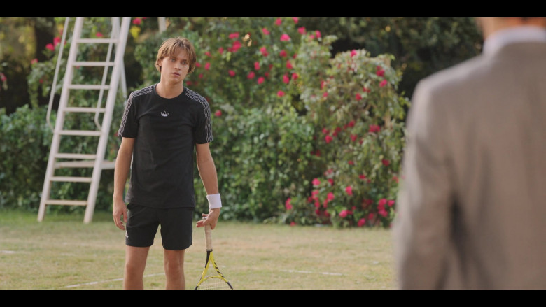Adidas T-Shirt and Shorts Worn by Saul Nanni as Alessandro Albani in Love & Gelato (2022)