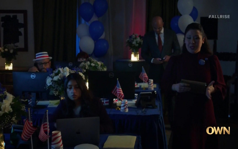 Apple MacBook Laptop and Dell Monitors in All Rise S03E01 Wanna Be Startin' Somethin' (2022)