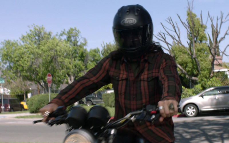 Arai Motorcycle Helmet in Animal Kingdom S06E03 Pressure and Time (2022)