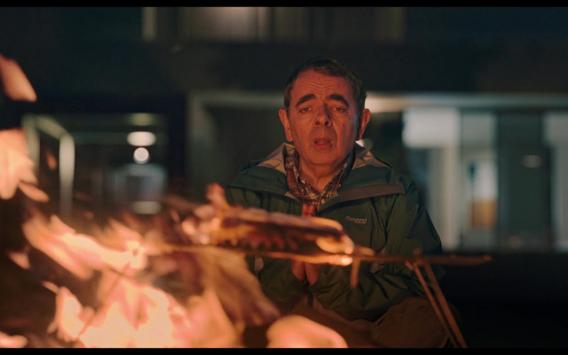 Bergans Men's Green Jacket Worn by Rowan Atkinson as Trevor in Man vs. Bee S01E05 Chapter 5 (2022)