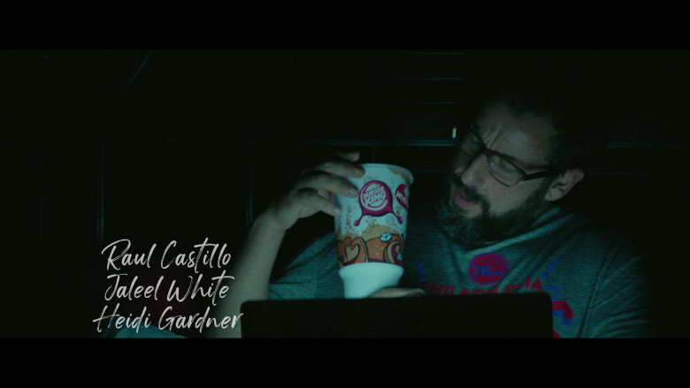 Burger King Drink Enjoyed by Adam Sandler as Stanley Sugerman in Hustle (2022)