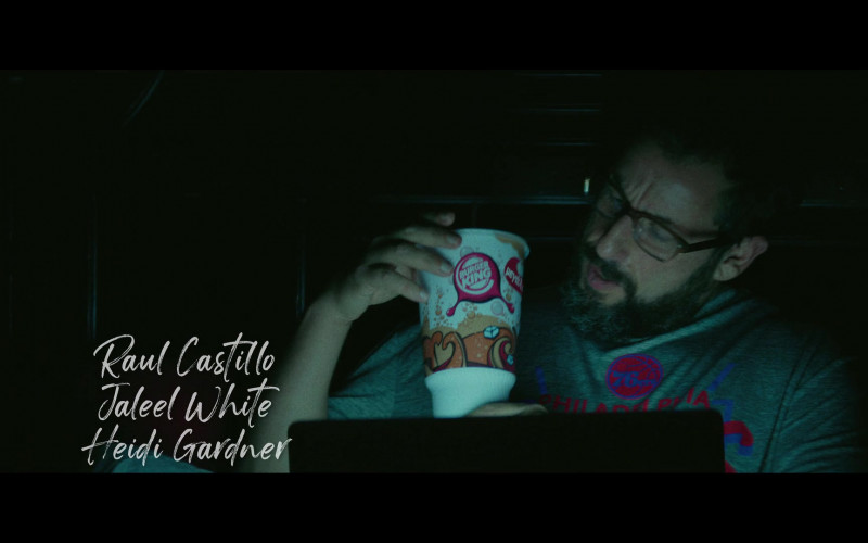 Burger King Drink Enjoyed by Adam Sandler as Stanley Sugerman in Hustle (2022)
