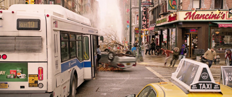 Cafe La Llave Ground Espresso Coffee Bus Ad in Doctor Strange in the Multiverse of Madness (2022)