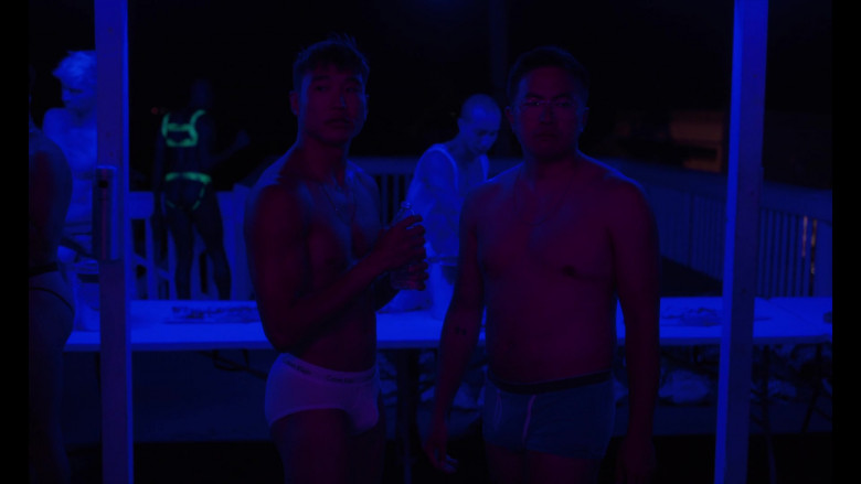 Calvin Klein White Underwear of Joel Kim Booster as Noah in Fire Island (2022)