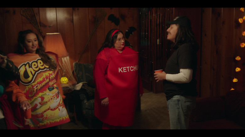 Cheetos Costume in Rutherford Falls S02E06 Firefighters Pancake Breakfast (2)
