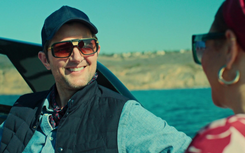 DITA Men’s Sunglasses of Adam Scott as John Novak in Loot S01E01 Pilot (1)