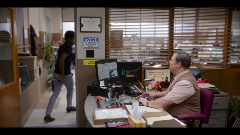 Dell Monitors in God’s Favorite Idiot S01E04 God, Satan and All the Good Smells