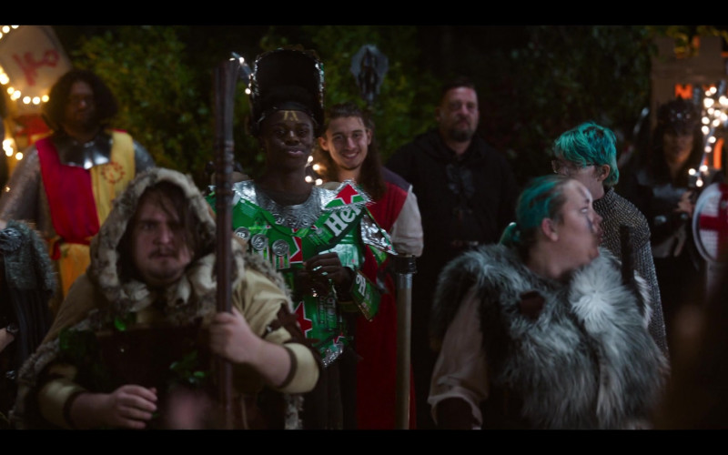 Heineken Beer Costume in God’s Favorite Idiot S01E07 The Four Horsemen (2022)