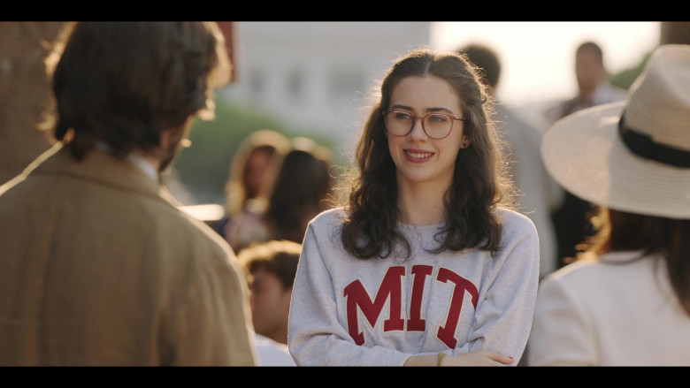 MIT Sweatshirt Worn by Susanna Skaggs as Lina Emerson in Love & Gelato (2022)