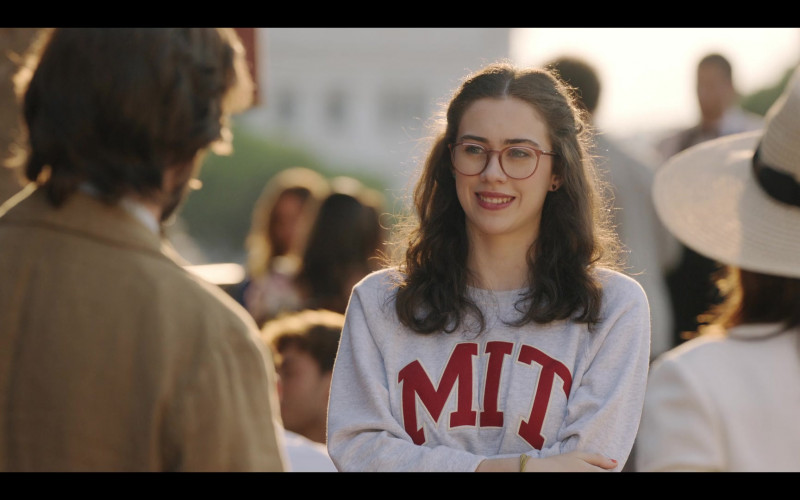 MIT Sweatshirt Worn by Susanna Skaggs as Lina Emerson in Love & Gelato (2022)