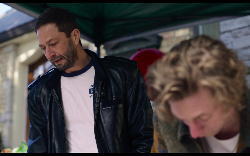 Members Only Leather Jacket Worn by Ebon Moss-Bachrach as Richie in The Bear S01E04 Dogs (2022)