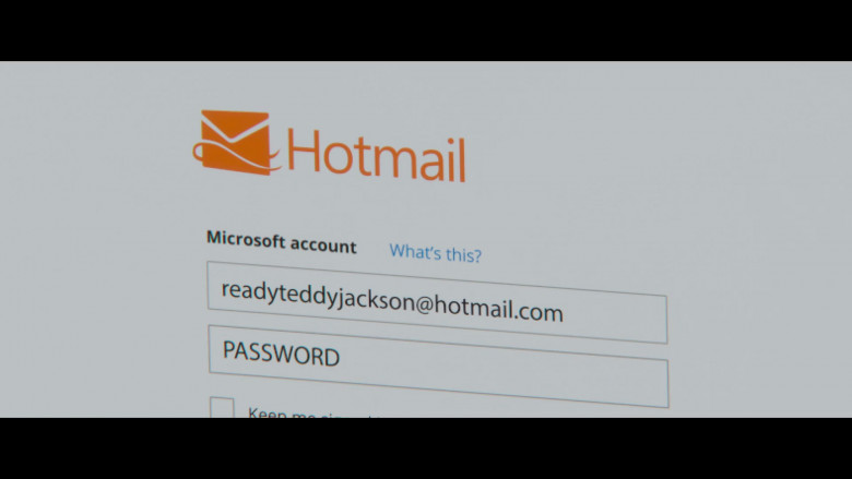 Microsoft MSN Hotmail in The Man from Toronto (2)