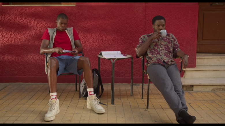 Nike Air Force 1 White Sneakers in Rise 2022 Movie (5)