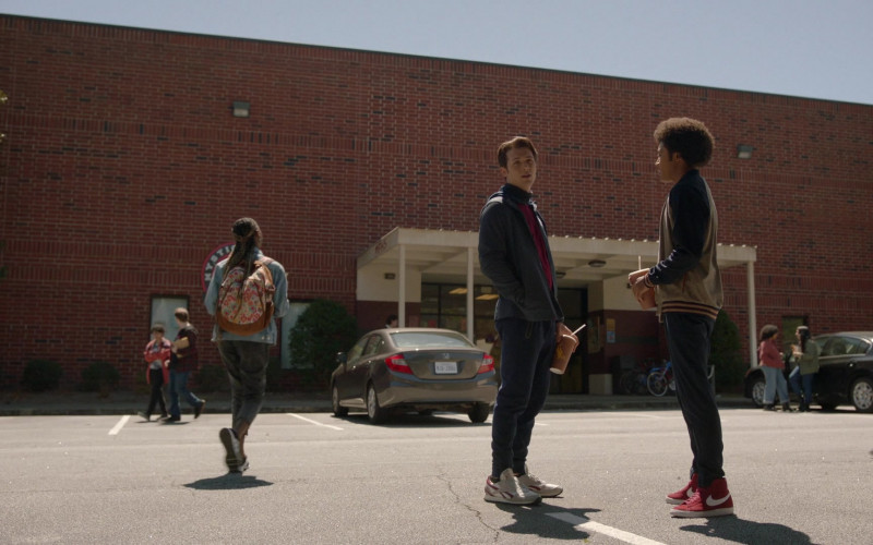 Nike Blazer Mid 77 Red Sneakers in Legacies S04E18 By the End of This, You'll Know Who You Were Meant to Be (2022)