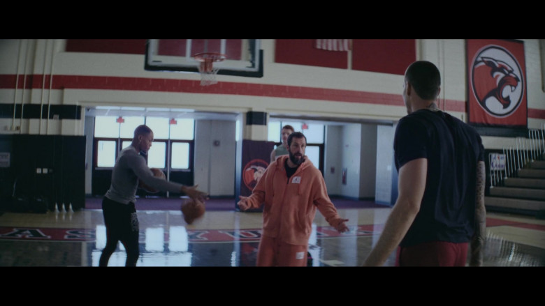 Nike Jordan Tracksuit Hoodie and Sweatpants of Adam Sandler as Stanley Sugerman in Hustle (1)