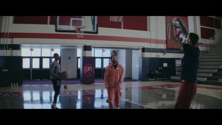 Nike Jordan Tracksuit Hoodie and Sweatpants of Adam Sandler as Stanley Sugerman in Hustle (3)
